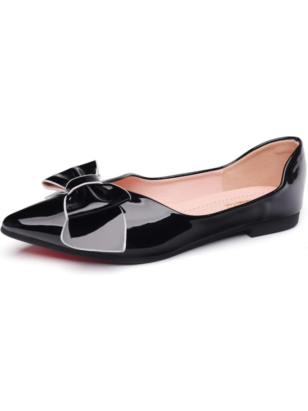 Women's Pointed Toe Dress Flats,Slip-On Ballet Flat for Women